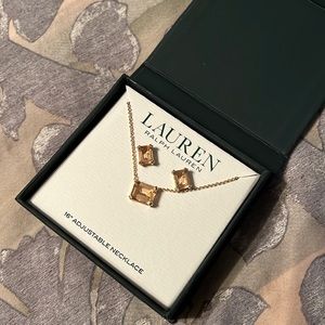 Ralph Lauren Necklace and Earring Set